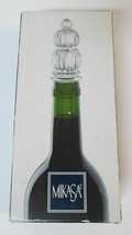 Mikasa Austrian Lead Crystal Bottle Stopper Monterey T8173/900 Nib 5.5&#39;&#39; - £11.21 GBP