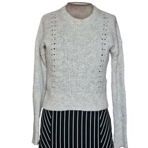 Cream Wool Alpaca Blend Sweater Size Medium - £35.03 GBP