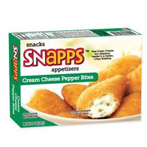 https://www.walmart.com/ip/Snapps-Frozen-Appetizers-Cream-Cheese-Jalapen... - $5.99