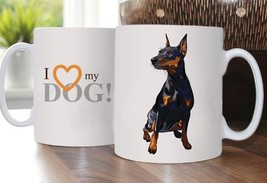 Miniature Pinscher - Cup with dog, Mug, Pet, ceramic, hardness and durab... - £9.66 GBP