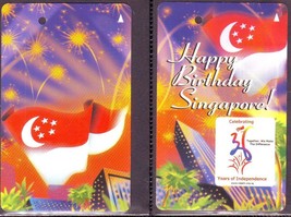 36th Singapore Birthday S&#39;pore SMRT Card - £21.58 GBP