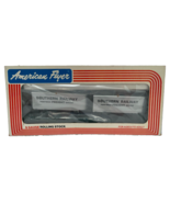 New American Flyer 4-9004 S Gauge Southern Railway  Flat Car Vans Train ... - $49.49