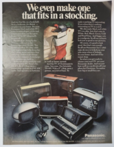 1972 Panasonic Vintage Print Ad We Even Make One That Fits In A Stocking - £9.79 GBP