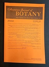 American Journal of BOTANY Official Publication November 1990 Volume 77 No 11 - £23.36 GBP