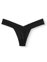 No Boundaries Women&#39;s Seamless V-Thong Panties Size 3XL (10) Black Soot - £8.03 GBP