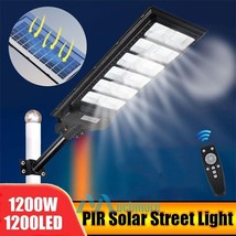 9900000000Lm Outdoor Commercial 1200W Led Solar Street Light Dusk-Dawn Road Lamp - £147.07 GBP