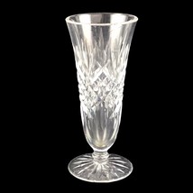 Waterford Ireland Crystal Cut Glass Footed Vase Flared Criss-Cross Fan 7... - £32.86 GBP