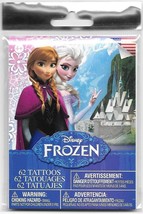 Walt Disney&#39;s Frozen Movie Sealed Package of 62 Different Removable Tatt... - £2.74 GBP