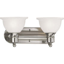 Progress Lighting P3162-09 2-Light Wall Bracket with White Etched Glass - $96.00