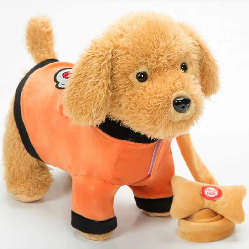 Robot Dog Sound Control Interactive Dog Electronic Pets Plush Puppy Walk 72 - £41.06 GBP+
