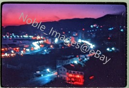 1966 City Night Scene, Blurry Hong Kong Ektachrome 35mm Slide - £3.51 GBP