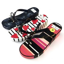 Kate Spade New York Rhett Wedge Sandals Rubber Thong Flip Flops Many Prints - £34.15 GBP