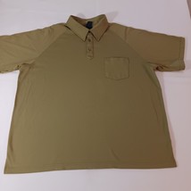 Knightsbridge Men's Brown Cotton Blend Short Sleeve Polo Shirt Size 2X image 7