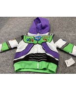 Disney Pixar ToyStory Jacket Boys Girls 12m Buzz Lightyear Zip Up Hoodie... - $10.88