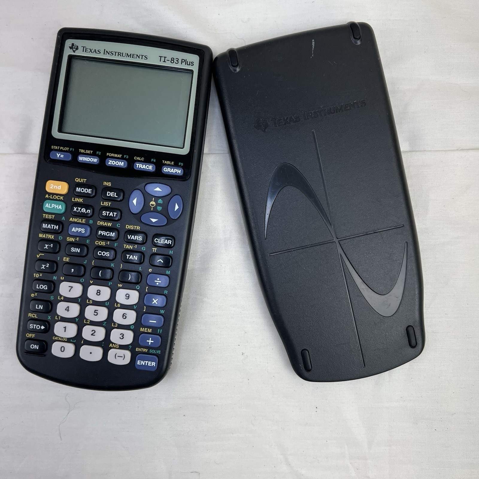 Texas Instruments TI-83 Plus Graphing Calculator W/Cover Tested Working - $29.69