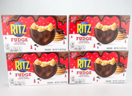 Ritz Fudge Covered Crackers Limited Edition New Fresh Sealed Lot Of 4 bb... - £27.02 GBP