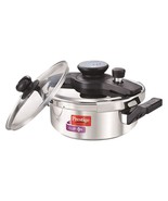 Prestige Clip On Stainless Steel Pressure Cooker with Glass Lid, 3 Litre... - $159.50