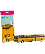 HO 1:87 Yellow Articulated Bus Model Kit Inertia Wheels - $37.99
