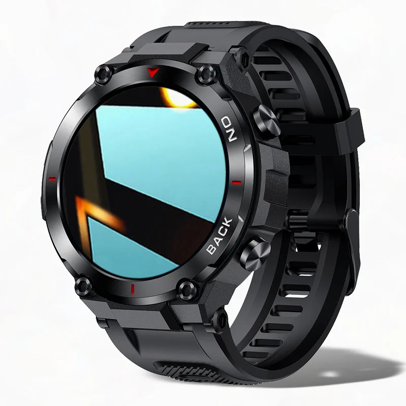 5 Atm Smart Watch Men Tactical Military For Android Ip68 Waterproof Watc... - $75.55