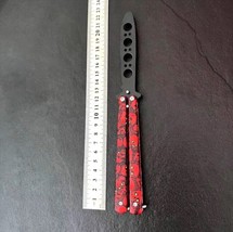 Butterfly Training Dull Toll Metal knife Practice Stainless Steel ( RED ) - $9.49