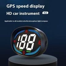 Car HUD Head-up Display GPS Compass Speedometer Multi-function USB Power Supply  - £16.46 GBP