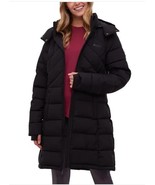 Bench. Womens Puffer Jacket Black Detachable Hood Pockets Front Zip Long... - $1,473.14 MXN
