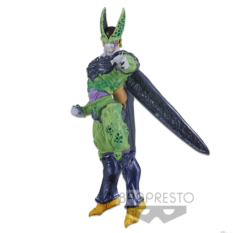 22CM Bandai Dragon Ball Anime Figure Cell Standing Figure Toy PVCAction Figure - £17.34 GBP