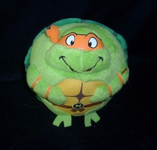 Teenage Mutant Ninja Turtles Michelangelo B EAN Ie Ballz Stuffed Animal Plush Ty - £6.06 GBP