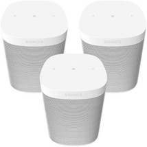 Sonos One SL - 3 Room Set The Powerful Microphone-Free Speaker for Music... - $721.22