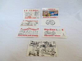 Lot of 7 QSL collectible trading cards by Viking Late 60&#39;s -70&#39;s #23 - £13.58 GBP