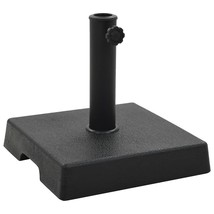  Umbrella Base Black Polyresin 17.6 lb Decorative Inlays - $81.17