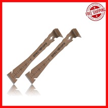 Versatile 9.5&quot; Pry Bar Set - High Carbon Trim Tool with Ruler &amp; Veteran ... - $25.73
