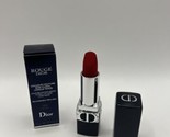 Dior Rouge Dior Couture Colour Lipstick Refillable 999 Velvet  New In Box - $34.64