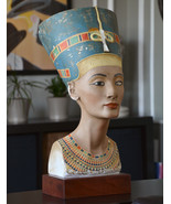 Egyptian Queen Nefertiti Bust Sculpture IDENTICAL MUSEUM REPRODUCTION RE... - $55,682.89 MXN