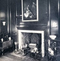 1940 Williamsburg Virginia The Governor&#39;s Palace Middle Room Photogravur... - $29.99