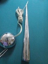Utmost Lighting New Hanging Lamp Mercury Glass Pencil Shape, 21&quot; Original - £116.77 GBP
