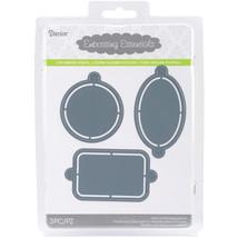 Embossing Essentials Dies Badges - £30.65 GBP