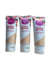 Set Of 3 EOS New Coconut Natural Shea Butter Hand Cream 2.5 fl oz Sealed - £15.77 GBP