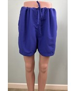L.L. Bean Women&#39;s Nylon Stretch Mesh Pockets Drawstring Active Shorts Sz... - £13.15 GBP