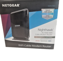 Netgear C7000 v2 AC1900 Wi Fi Cable Modem/Router Combo Up To 960 Mbps Docsis 3.0 - £91.42 GBP