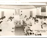 Vtg Postcard RPPC Grogan Photo - Church Services in New Guinea - Unused - £8.36 GBP