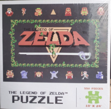 The Legend of Zelda 550 Piece Jigsaw Puzzle by Nintendo/USAopoly SEALED - £25.32 GBP