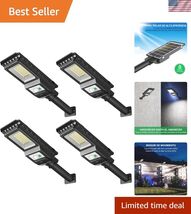 Solar Lights Outdoor, 1000LM 156 LEDs Solar Powered Motion Sensor Light,... - $95.61
