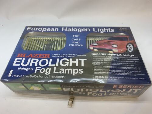 Primary image for Vintage Blazer European Halogen￼ Lights EUROLIGHT Amber Glass Lens Kit Malaise