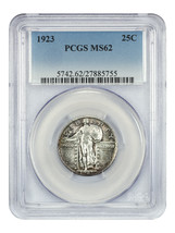 1923 25C PCGS MS62 - £239.28 GBP