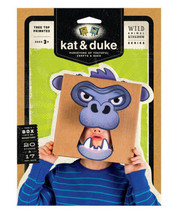 Kat &amp; Duke Tree Top Primates Gorilla NIB Wild Animal Kingdom Series NIP Mask - £9.48 GBP