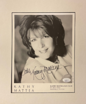 Kathy Mattea signed B&amp;W Country Music 8x10 Photo- JSA #RR76719 (Custom Matted 11 - £43.16 GBP