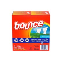 Bounce Fabric Softener Dryer Sheet Outdoor Fresh, 160 Sheets (Pack of 2) - $13.71