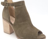 Sole Society Women Peep Toe Ankle Booties Ferris Size US 6M Army Green S... - $24.75