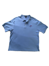 NASA Polo Shirt Men&#39;s XL  Blue  100% Pima Cotton   Embroidered Logo  Lands End - £11.15 GBP
